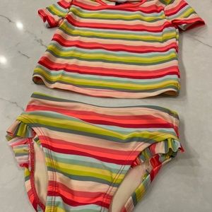 Girls Size 3 Baby Gap 2 Piece Swimsuit